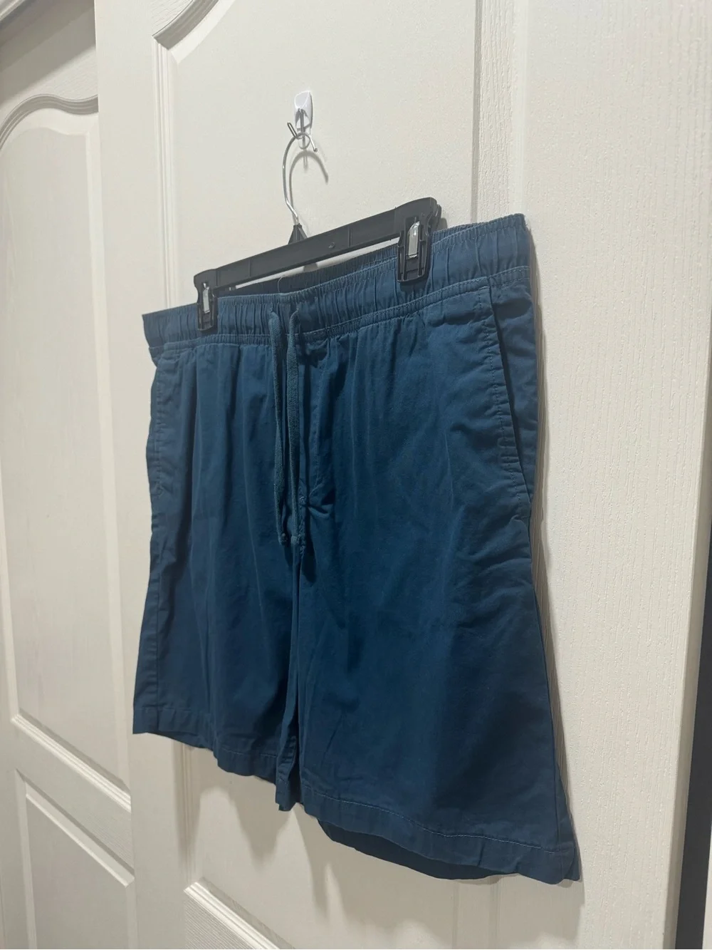 Banana Republic Men’s Deck Shorts Size L Blue Drawstring Elastic Waist
